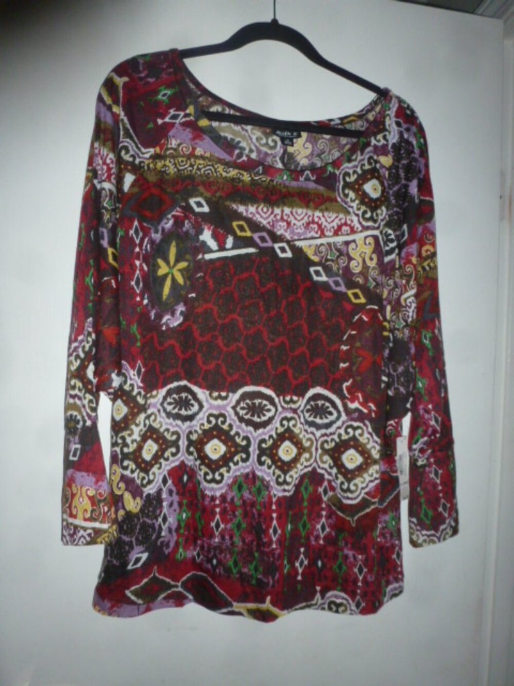 Allen B by Allen Schwartz Kimono Blouse | XL | NWT | Boho Flowing Top